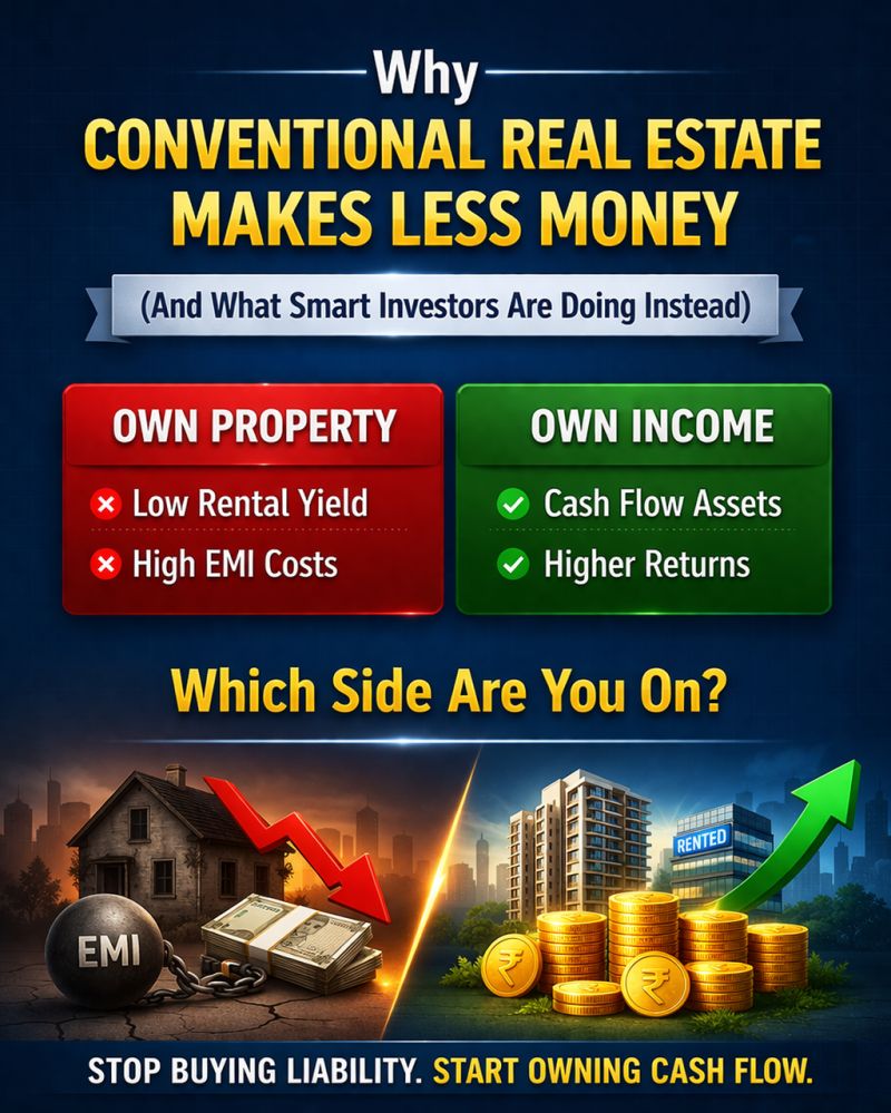Why Conventional Real Estate Makes Less Money