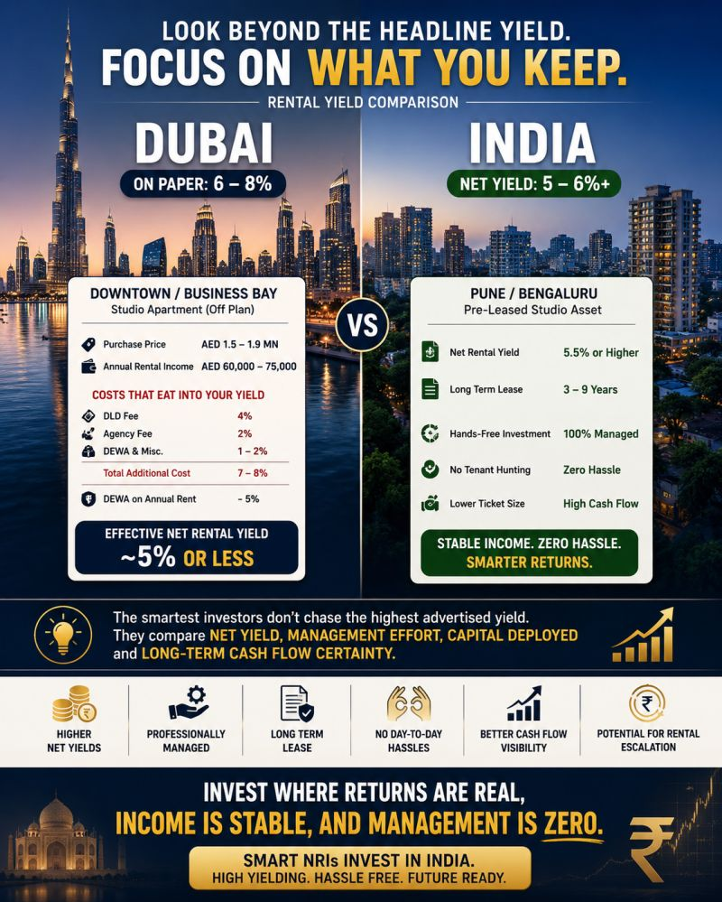 Dubai's Rental Yields: What You Earn vs What You Keep